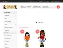 Tablet Screenshot of collectibledollbargains.com